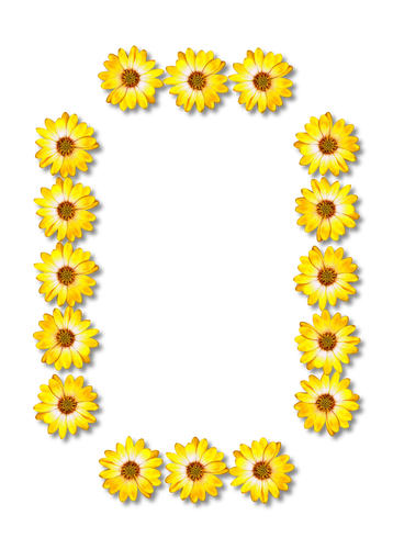 Floral O Letter Clipart