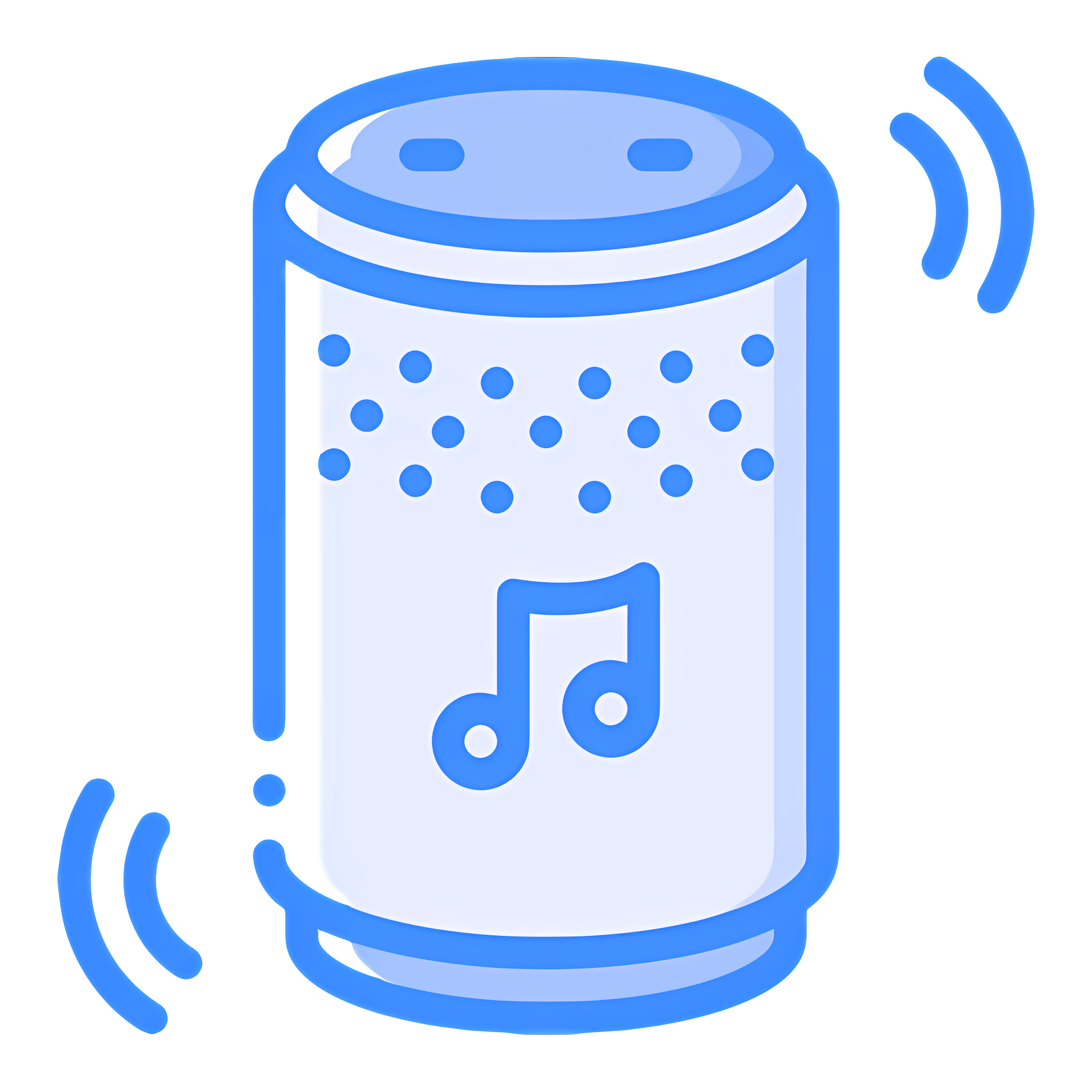 Metal beverage can with music notes Clipart