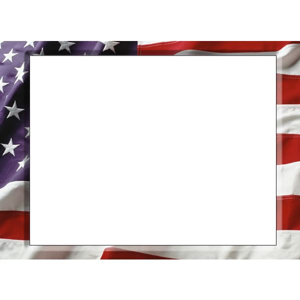 American Flag Border Dayasrioe Top Png Image Clipart