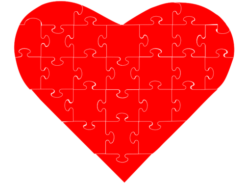 Jigsaw Heart Clipart