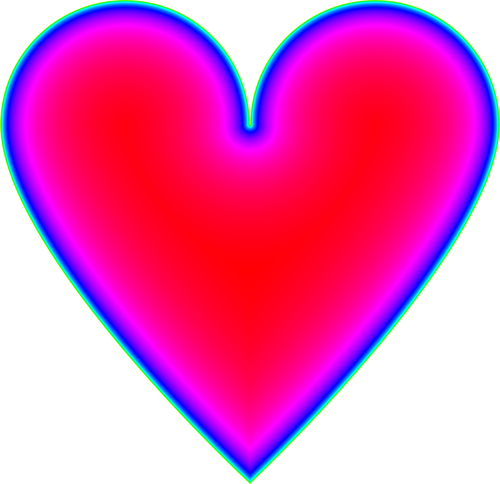 Glowing Traditional Heart Clipart