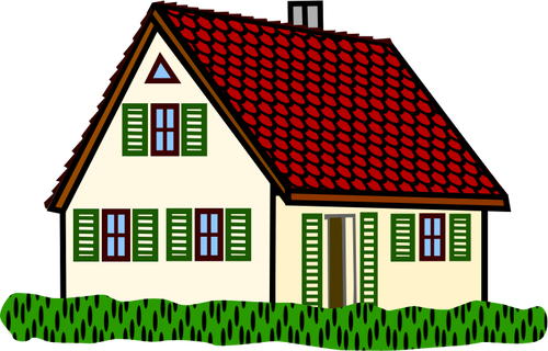 Coloured Line Art Of Hoose Clipart