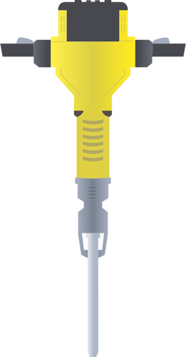 Clip Art Of Pneumatic Drill Clipart