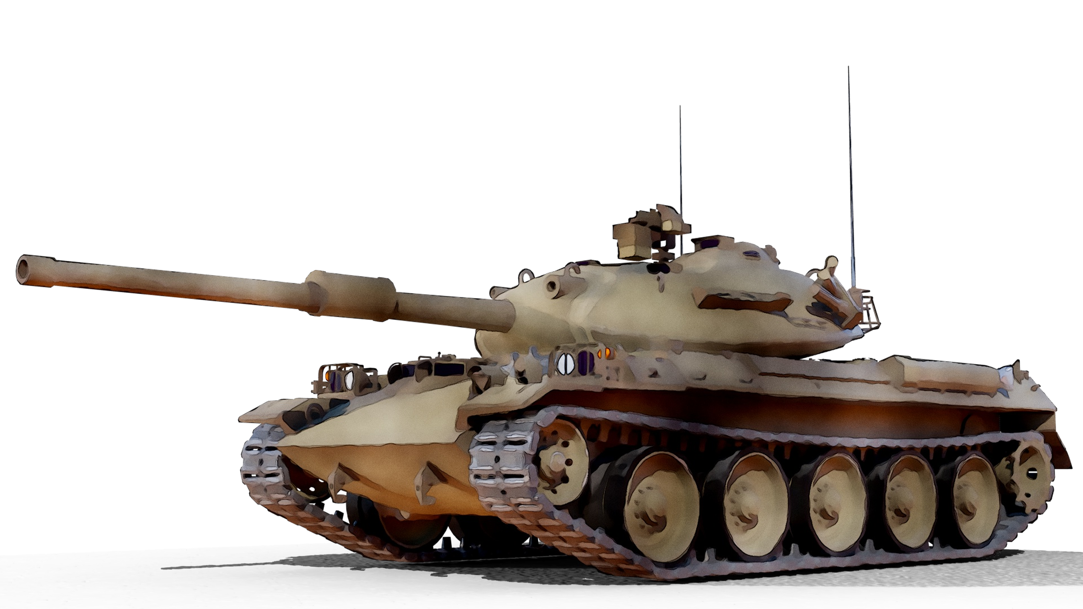 Self-Propelled Artillery Tank Gun HD Image Free PNG Clipart