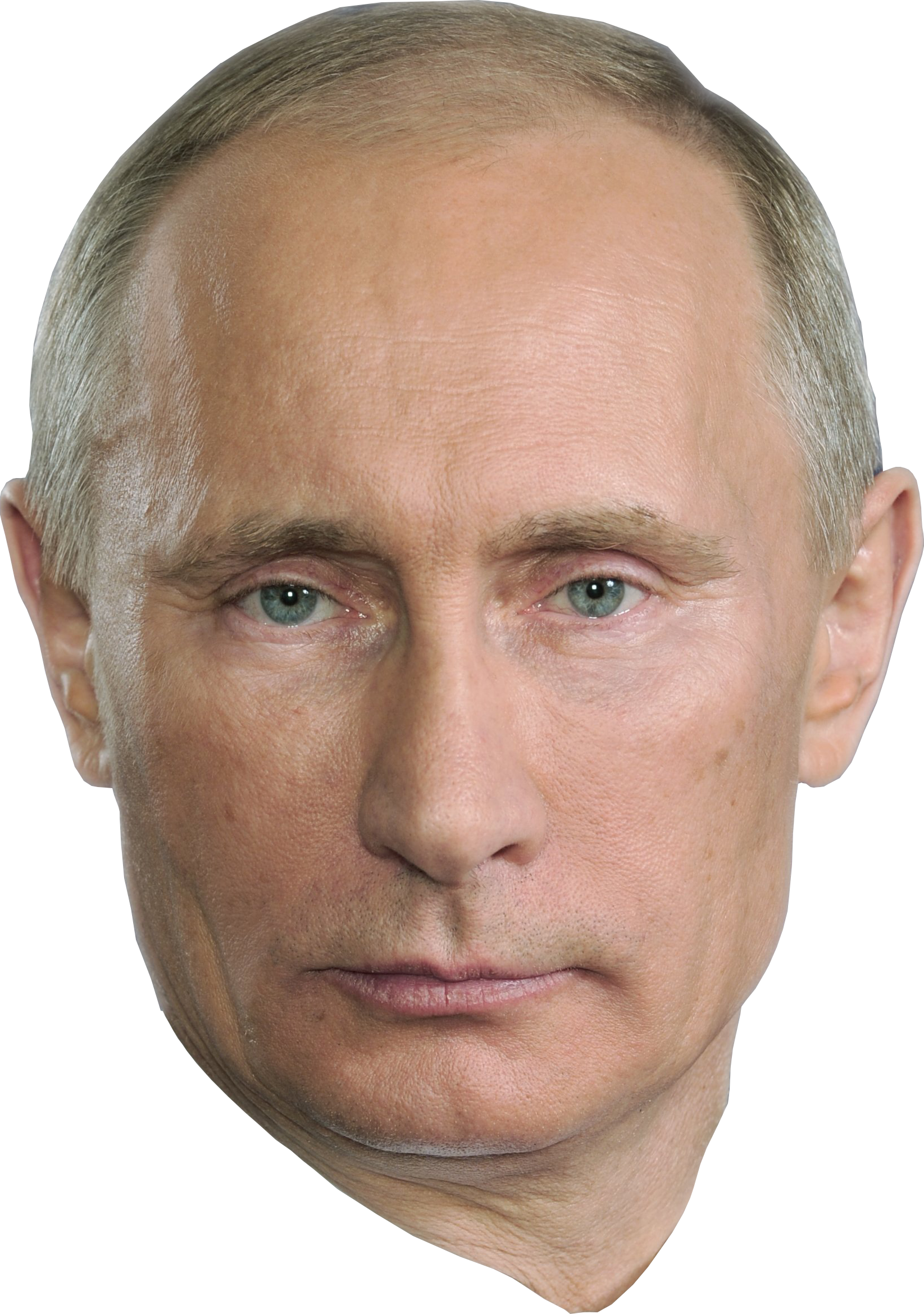 Putin Vladimir Mask Costume Faces Party Russia Clipart