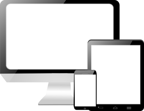 Smart Hub Devices Clipart