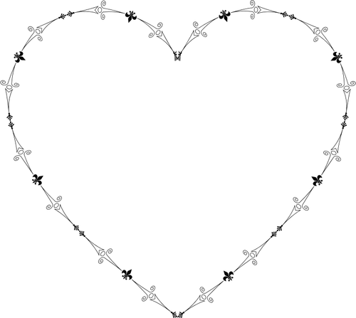 Decorative Heart Shape 3 Clipart