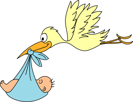 Baby Stork Free Download Png Clipart