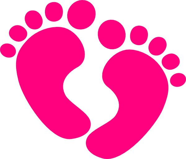 Baby Girl Baby Feet Pictures Vector Clipart