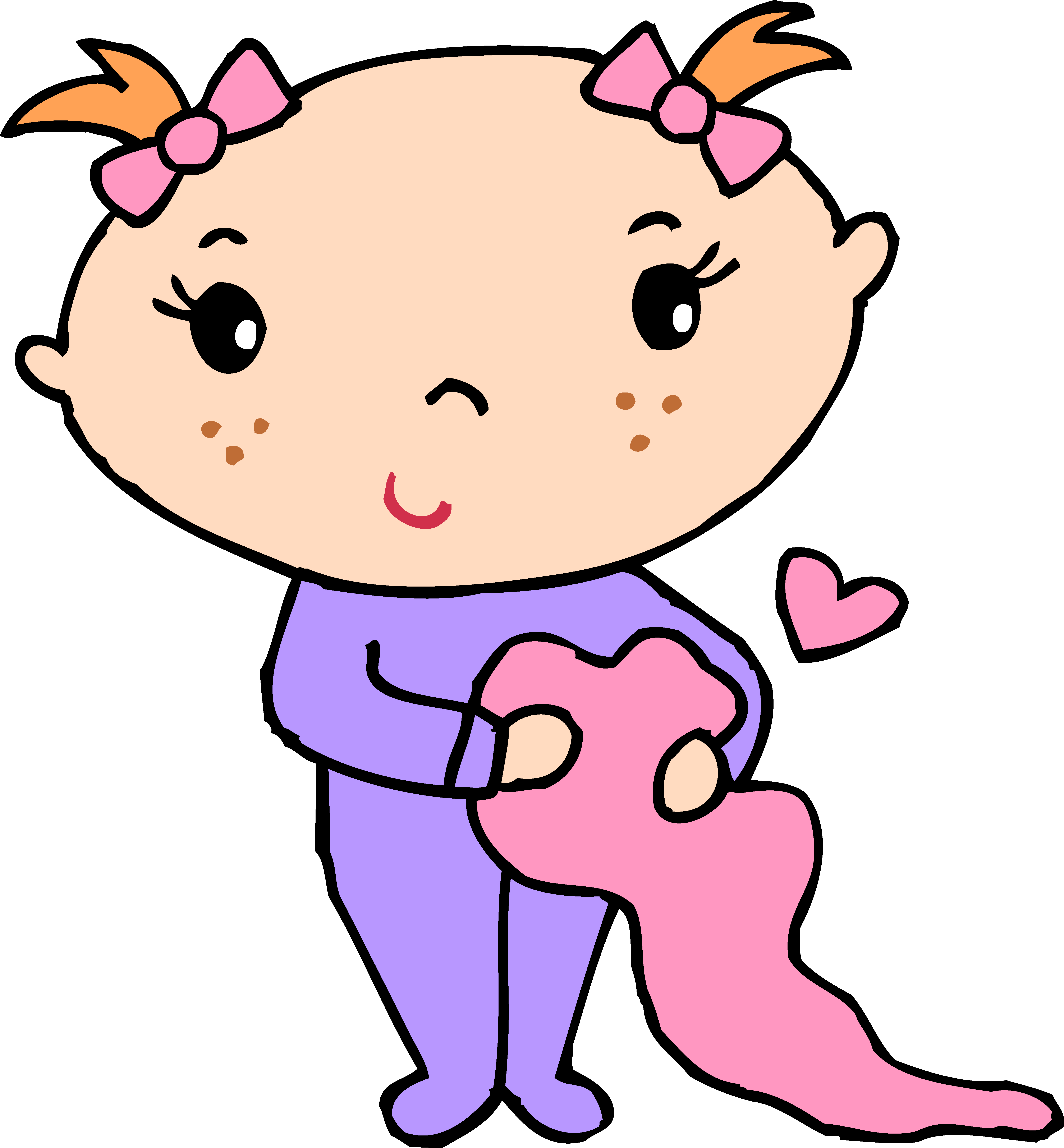 Baby Girl Microsoft Transparent Image Clipart