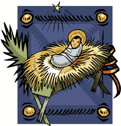 Baby Jesus Religious Christmas Holiday Graphics Clipart
