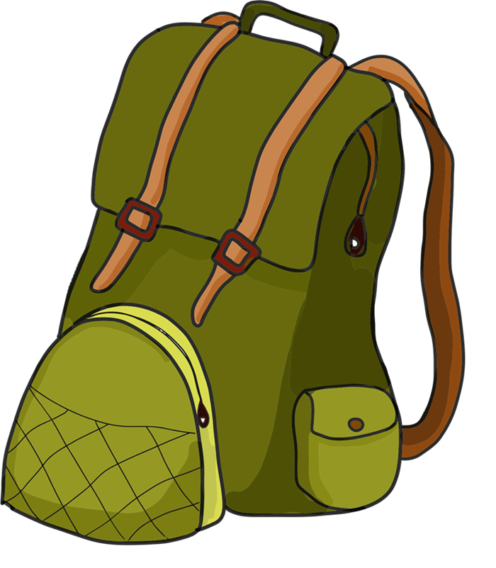 Book Bag 5 Backpack Backpack Clip Clipart