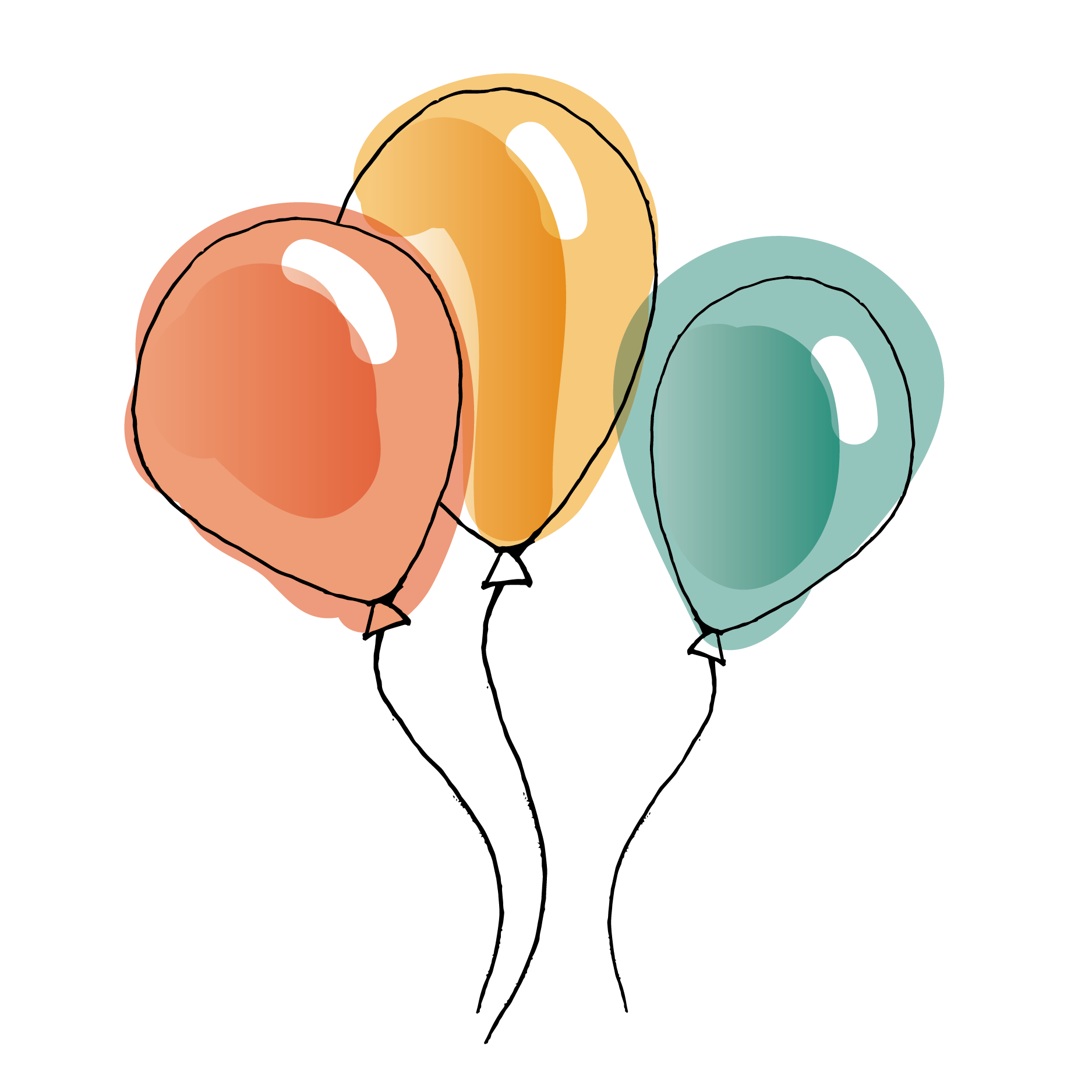 Watercolor Balloon Vector Painting Download HD PNG Clipart