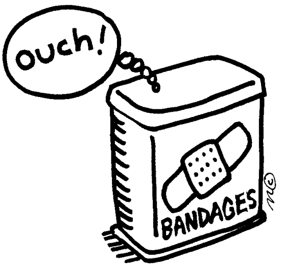 Bandaid 8 Band Aid Coloring Page Image Clipart