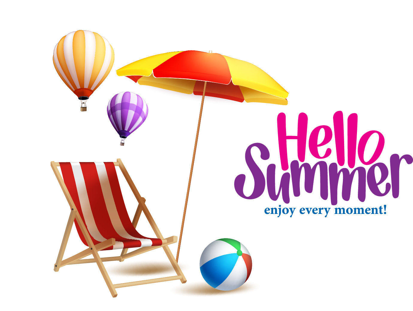 Summer Great,Summer Beach Royalty-Free Free Frame Clipart