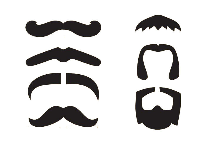 Material Moustache Cartoon Beard HQ Image Free PNG Clipart