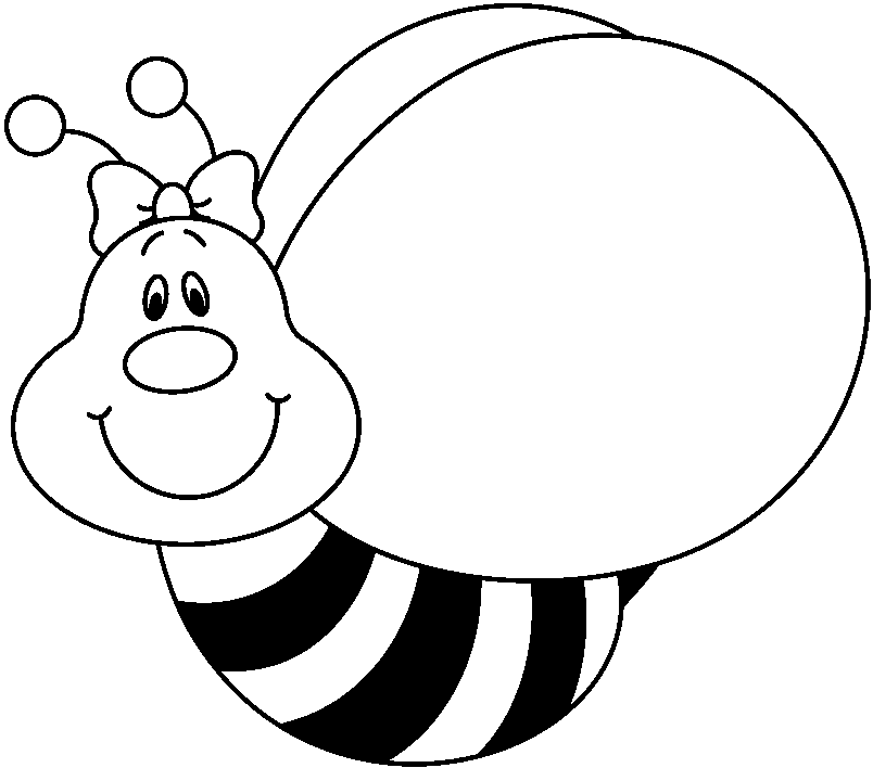 Bumble Bee Bee Outline Free Download Clipart