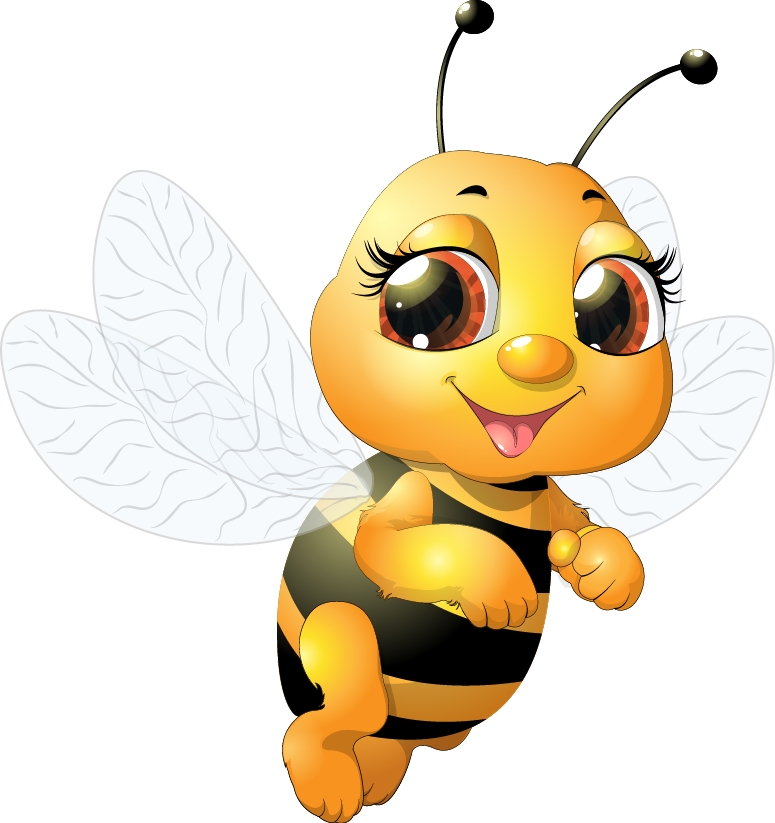 Cute Royalty-Free Beauty Bee PNG Download Free Clipart