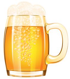 Glass Of Beer Vector Image Summer Vacation Clipart