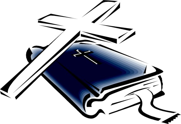 Open Bible With Cross Download Png Clipart