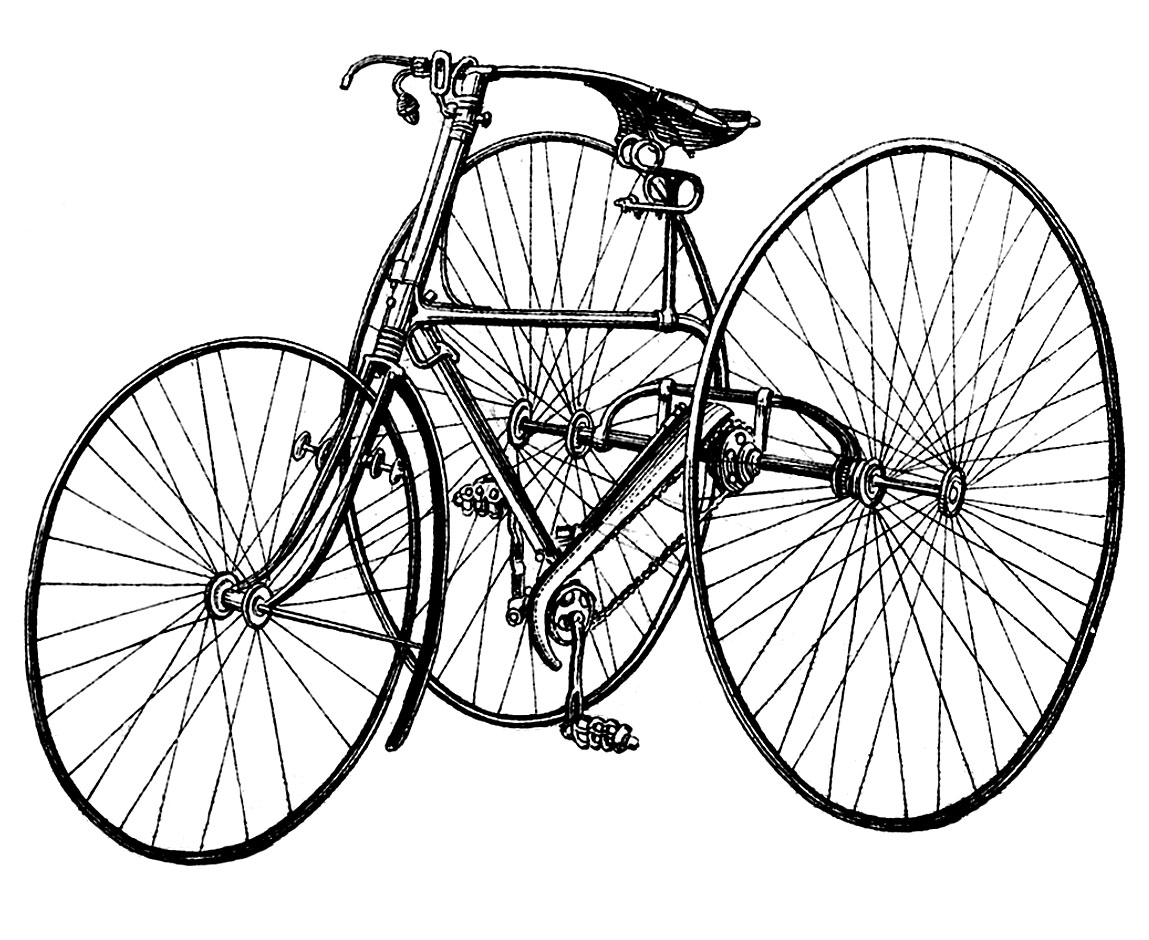 Bicycle Cycling Sixcoloringpages Hd Photos Clipart