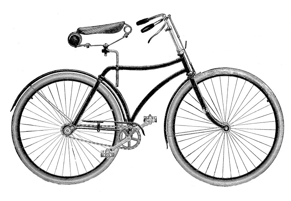 Bike Vintage Bicycle The Graphics Fairy Clipart