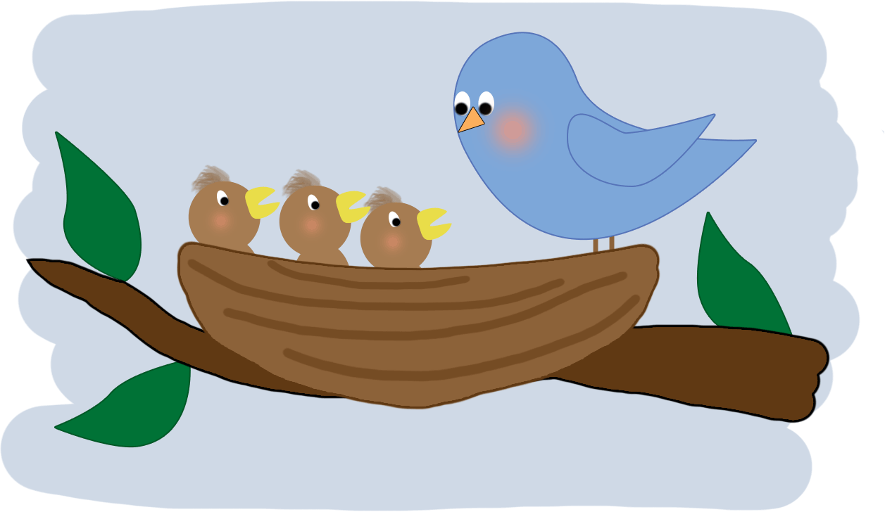 Spring Bird Nest Png Image Clipart