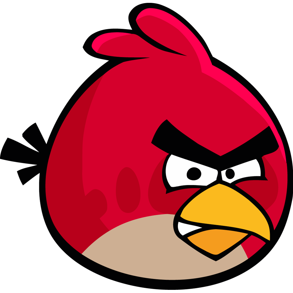 Pink Angry Smiley Bird Free PNG HQ Clipart