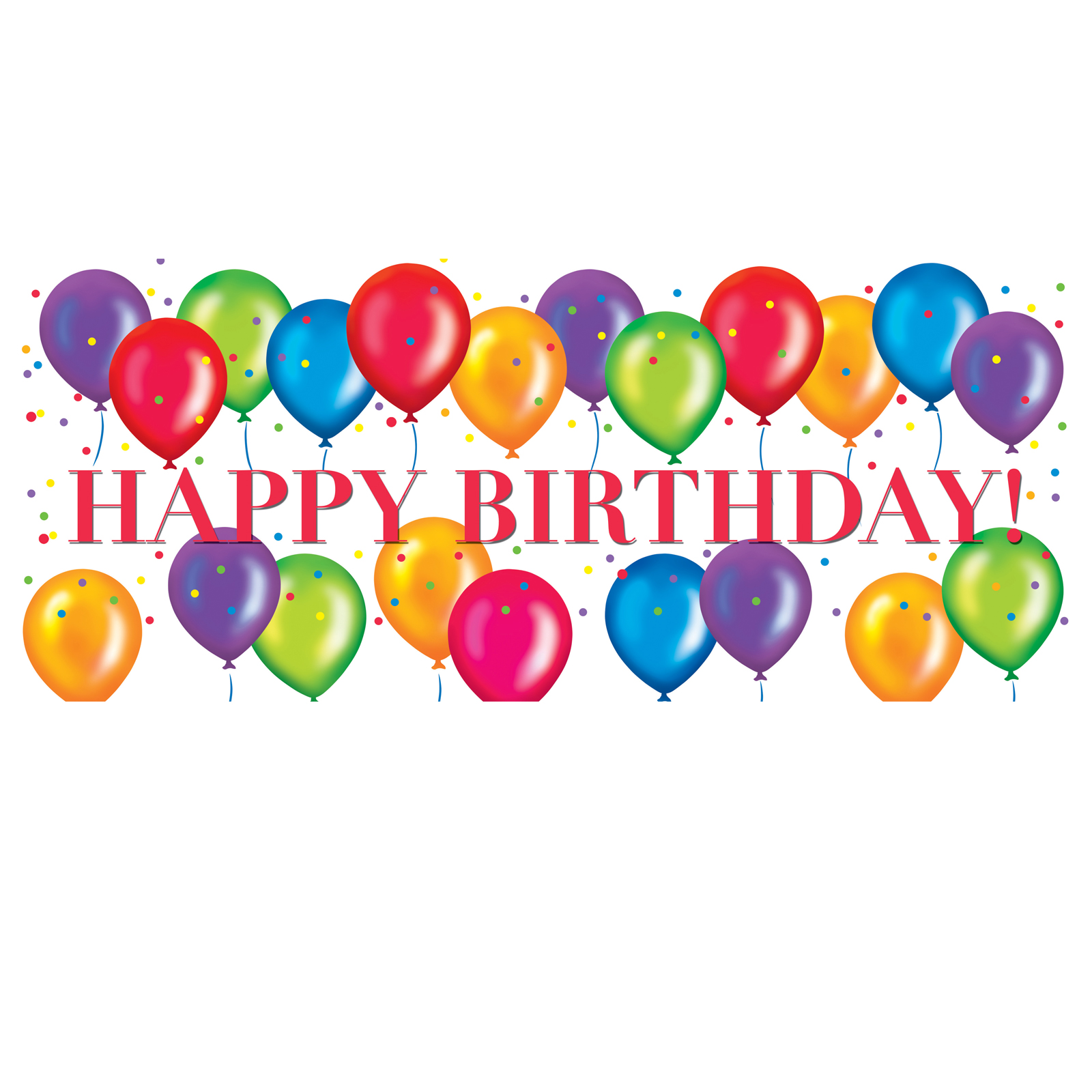 Free Birthday Balloons Free Download Png Clipart