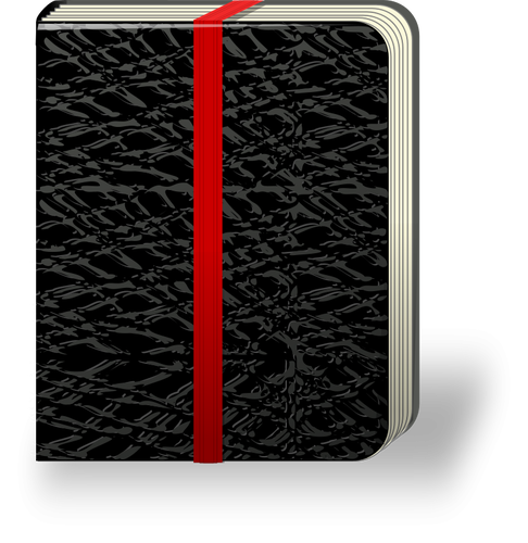 Black Notebook Clipart