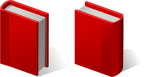 Pair Of Red Books Clipart