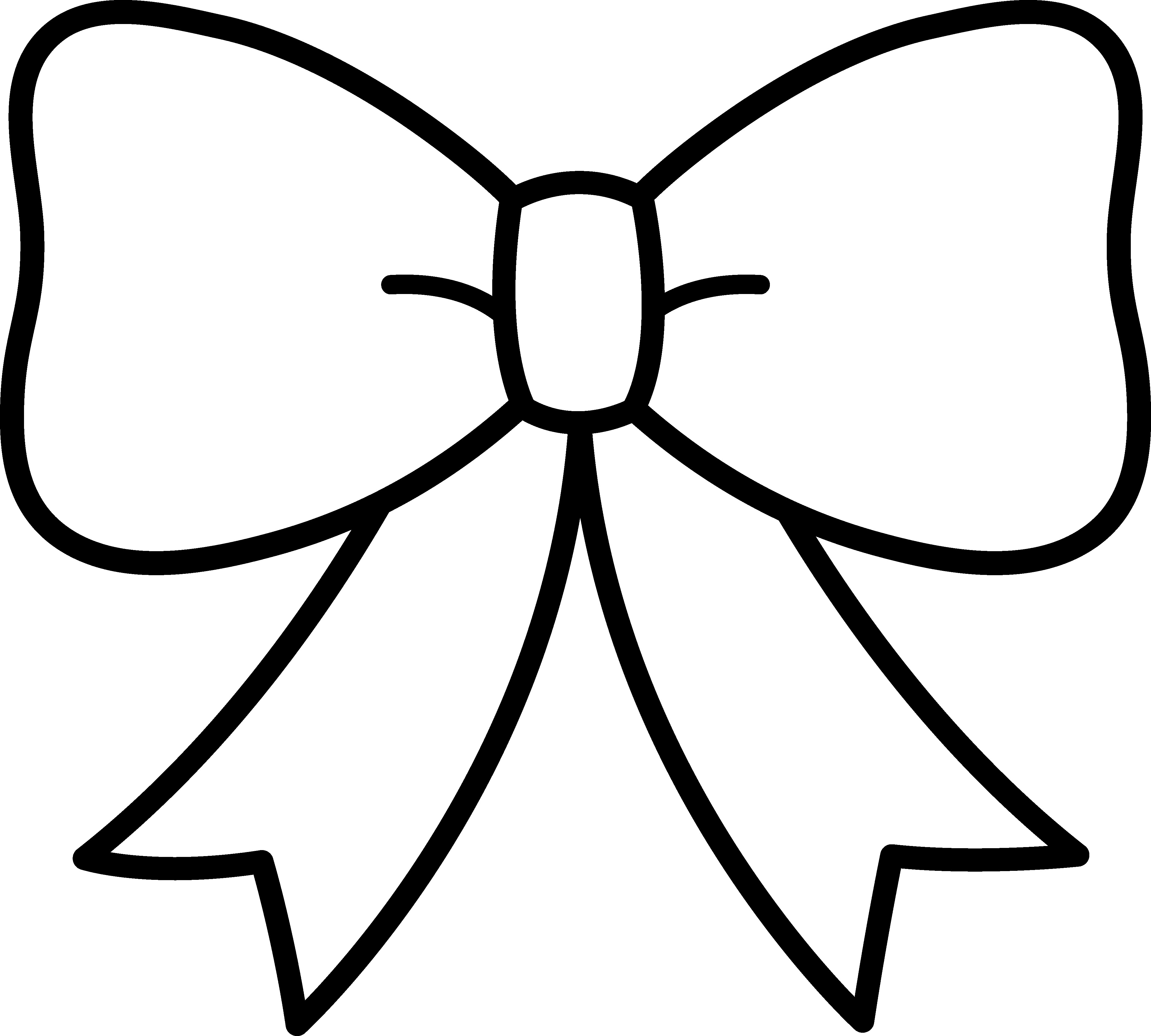 Bow Black And White Images Png Image Clipart