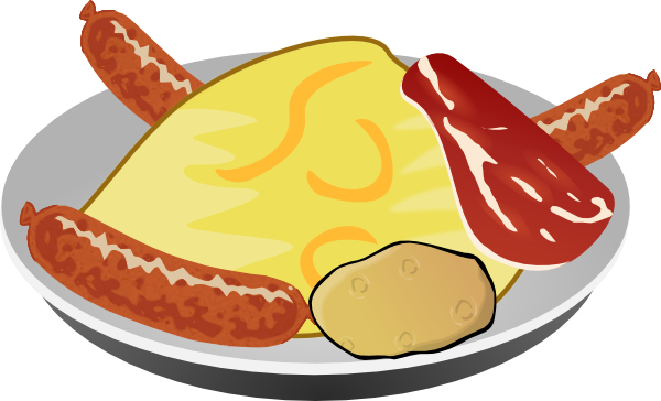 Breakfast At Clker Vector Png Image Clipart