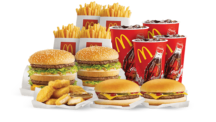 Hamburger Restaurant Food Big Fast Mac Mcdonalds Clipart
