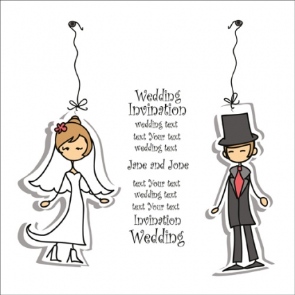Bride And Groom Vector Download 3 Files Clipart