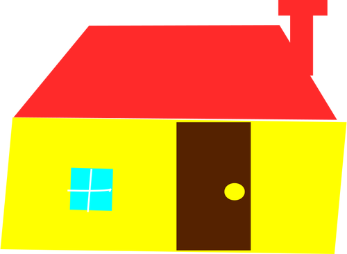Yellow House Clipart