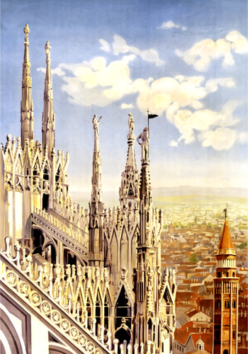 Milan'S Cathedral Clipart