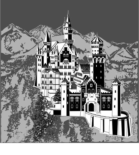 Neuschwanstein Castle Clipart