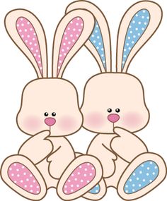 Cute Colors Boy Bunny In Format This Clipart