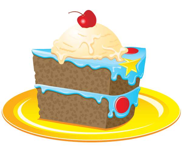 Birthday Cake Slice Cwemi Images Gallery Clipart