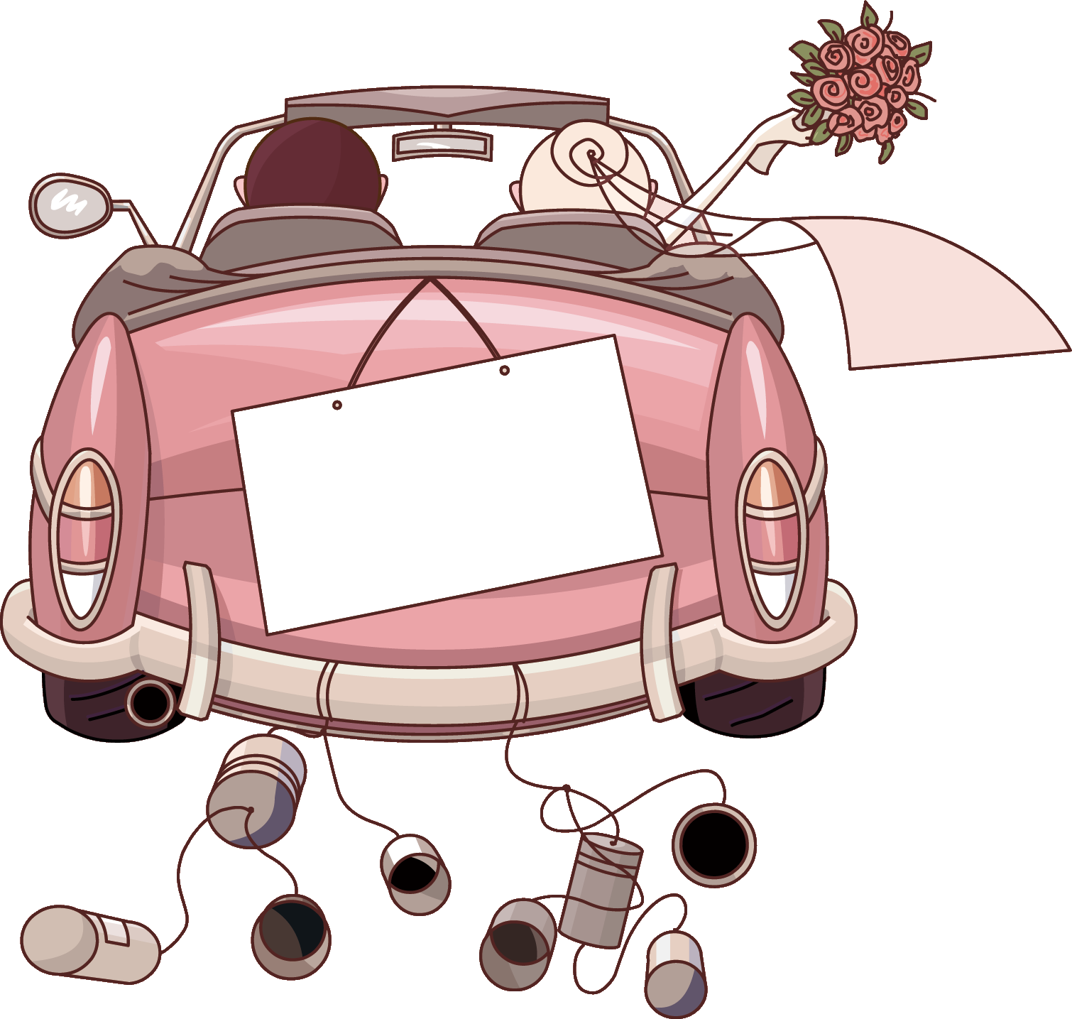 Car Invitation Married Just Wedding Free Clipart HQ Clipart