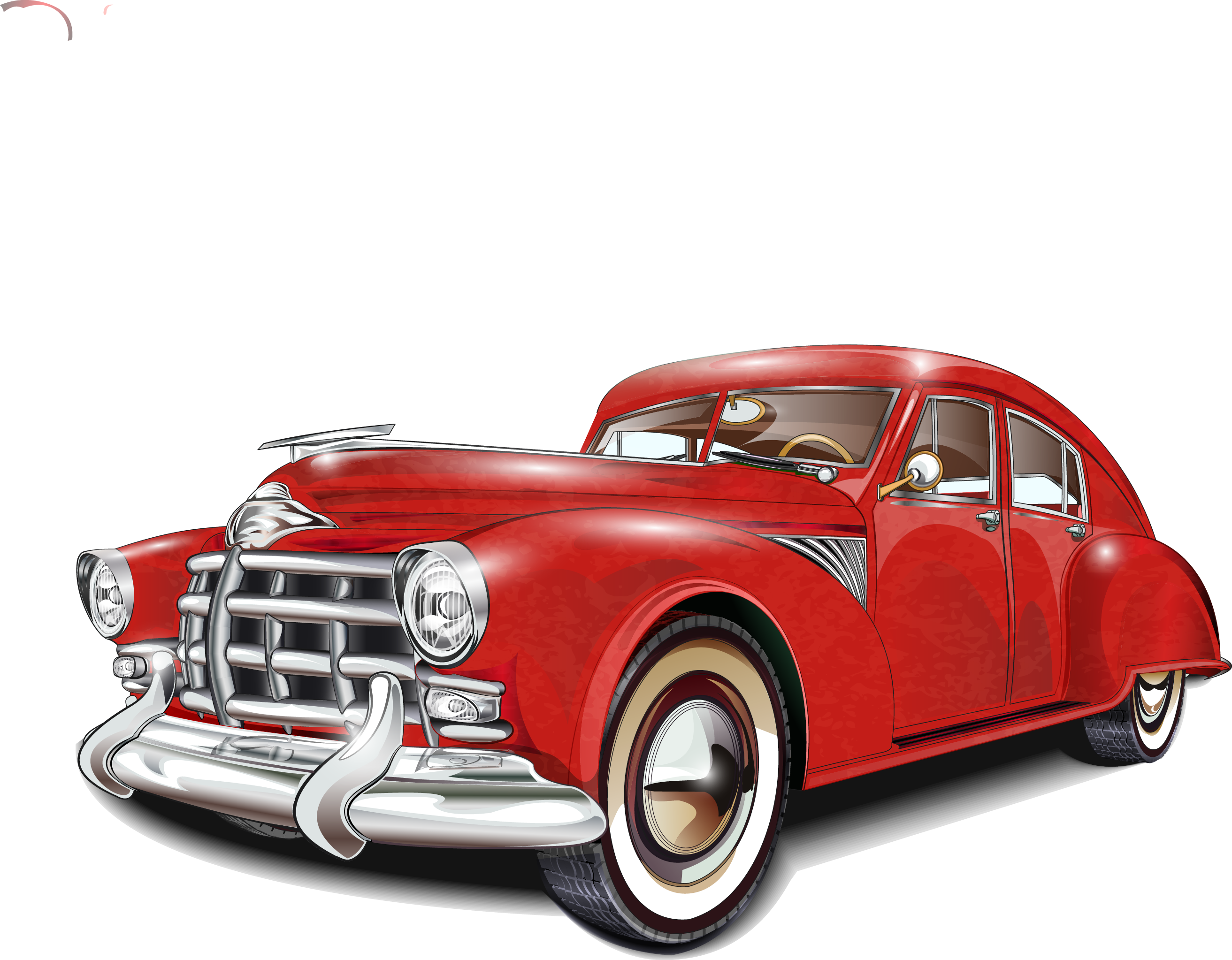 download-classic-vintage-poster-vector-cars-car-clipart-png-free