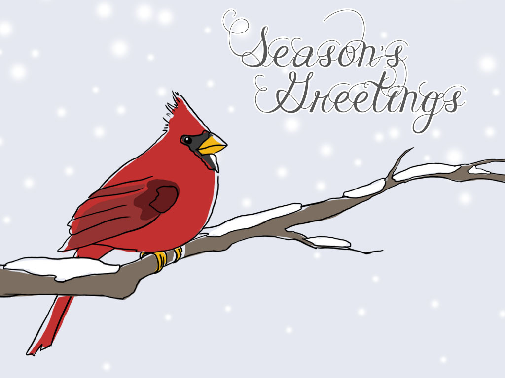 Christmas Cardinal Kid Free Download Png Clipart