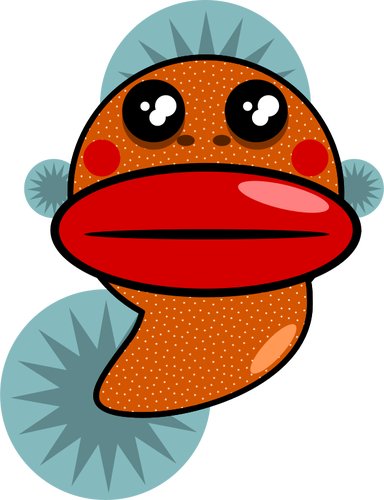 Ugly Cartoon Fish Clipart