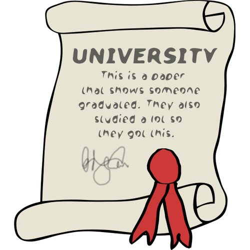 Diploma Cartoon Clip Art Clipart