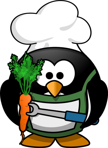 Penguin Chef Clipart