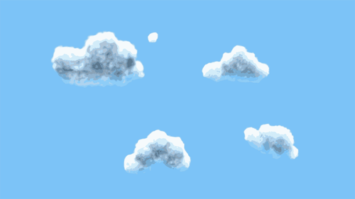 Cartoon Clouds Clipart