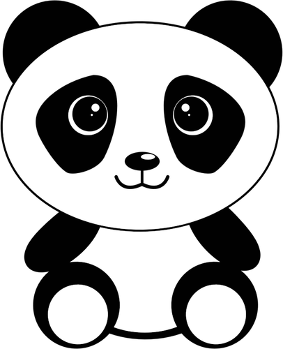 Cartoon Drawing Of Panda Clipart