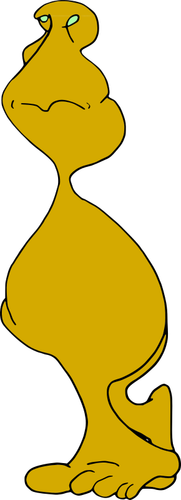 Cartoon Yellow Figure Clipart