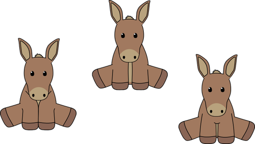 Donkeys Clipart